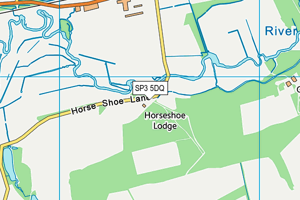 SP3 5DQ map - OS VectorMap District (Ordnance Survey) SP3 5DQ map - OS VectorMap District (Ordnance Survey)