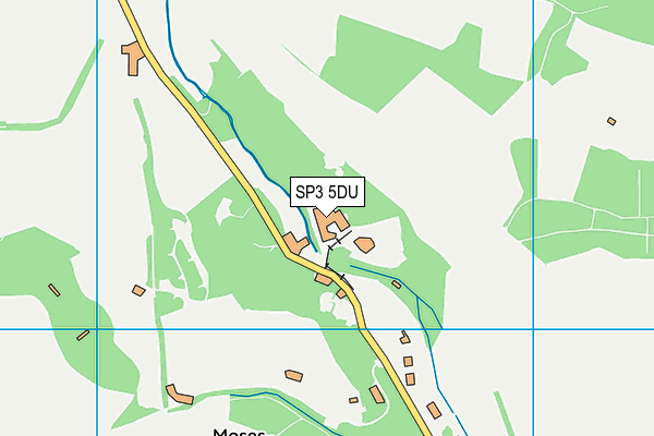 SP3 5DU map - OS VectorMap District (Ordnance Survey)