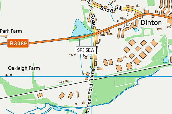 SP3 5EW map - OS VectorMap District (Ordnance Survey) SP3 5EW map - OS VectorMap District (Ordnance Survey)