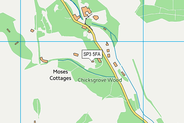SP3 5FA map - OS VectorMap District (Ordnance Survey) SP3 5FA map - OS VectorMap District (Ordnance Survey)