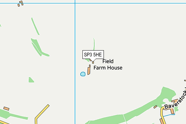 SP3 5HE map - OS VectorMap District (Ordnance Survey) SP3 5HE map - OS VectorMap District (Ordnance Survey)