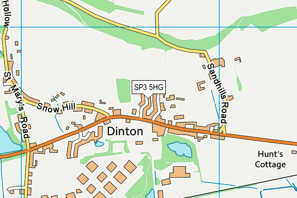 SP3 5HG map - OS VectorMap District (Ordnance Survey) SP3 5HG map - OS VectorMap District (Ordnance Survey)