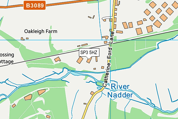 SP3 5HZ map - OS VectorMap District (Ordnance Survey) SP3 5HZ map - OS VectorMap District (Ordnance Survey)