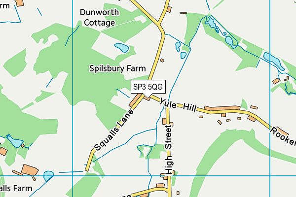 SP3 5QG map - OS VectorMap District (Ordnance Survey) SP3 5QG map - OS VectorMap District (Ordnance Survey)
