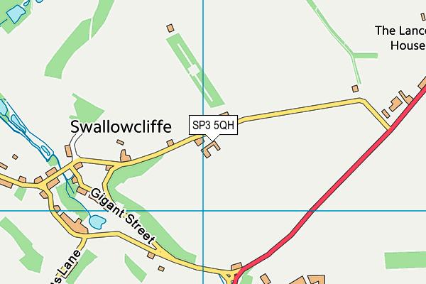 SP3 5QH map - OS VectorMap District (Ordnance Survey) SP3 5QH map - OS VectorMap District (Ordnance Survey)