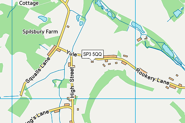 SP3 5QQ map - OS VectorMap District (Ordnance Survey) SP3 5QQ map - OS VectorMap District (Ordnance Survey)
