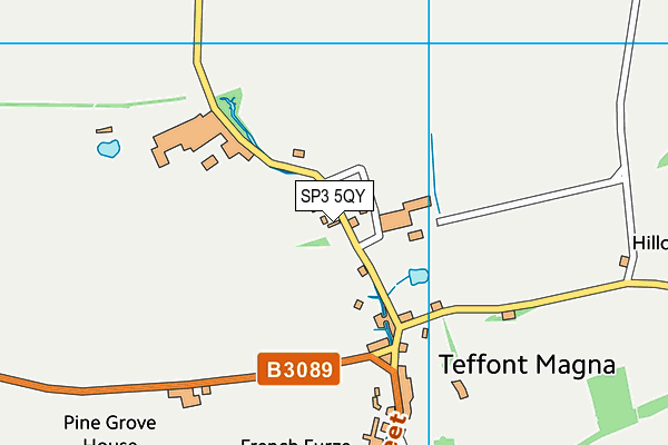 SP3 5QY map - OS VectorMap District (Ordnance Survey) SP3 5QY map - OS VectorMap District (Ordnance Survey)