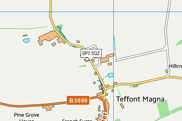 SP3 5QZ map - OS VectorMap District (Ordnance Survey) SP3 5QZ map - OS VectorMap District (Ordnance Survey)