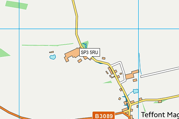 SP3 5RU map - OS VectorMap District (Ordnance Survey) SP3 5RU map - OS VectorMap District (Ordnance Survey)
