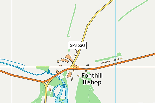 SP3 5SQ map - OS VectorMap District (Ordnance Survey) SP3 5SQ map - OS VectorMap District (Ordnance Survey)