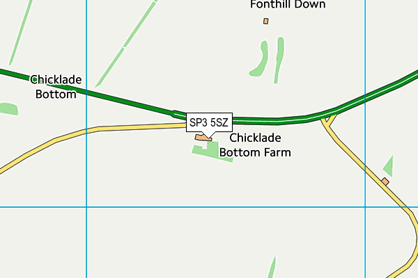 SP3 5SZ map - OS VectorMap District (Ordnance Survey) SP3 5SZ map - OS VectorMap District (Ordnance Survey)