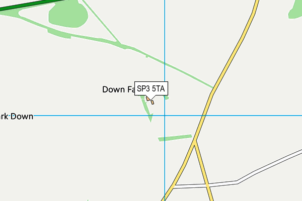 SP3 5TA map - OS VectorMap District (Ordnance Survey) SP3 5TA map - OS VectorMap District (Ordnance Survey)
