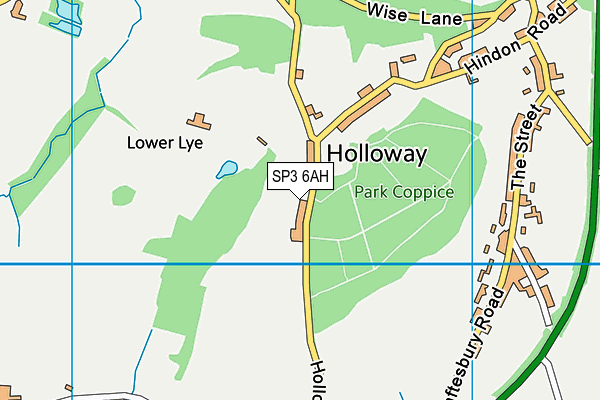 SP3 6AH map - OS VectorMap District (Ordnance Survey) SP3 6AH map - OS VectorMap District (Ordnance Survey)