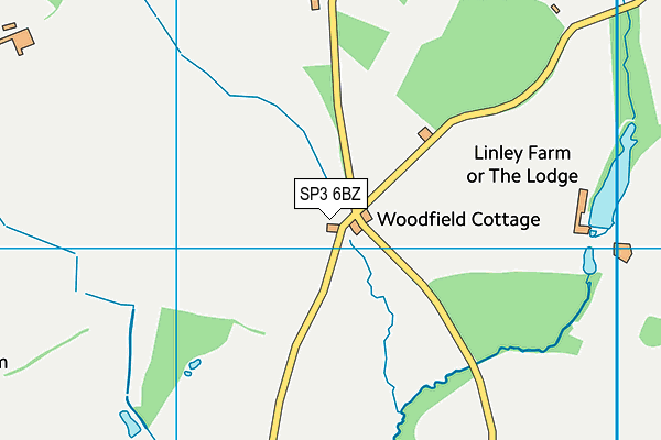 SP3 6BZ map - OS VectorMap District (Ordnance Survey) SP3 6BZ map - OS VectorMap District (Ordnance Survey)