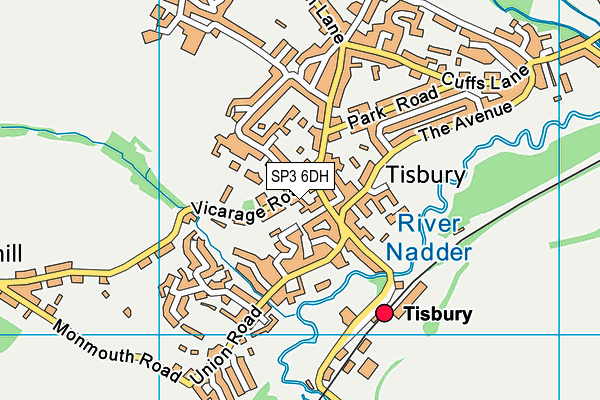 SP3 6DH map - OS VectorMap District (Ordnance Survey) SP3 6DH map - OS VectorMap District (Ordnance Survey)