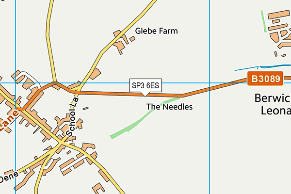SP3 6ES map - OS VectorMap District (Ordnance Survey) SP3 6ES map - OS VectorMap District (Ordnance Survey)