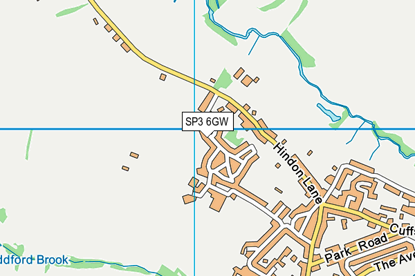 SP3 6GW map - OS VectorMap District (Ordnance Survey) SP3 6GW map - OS VectorMap District (Ordnance Survey)
