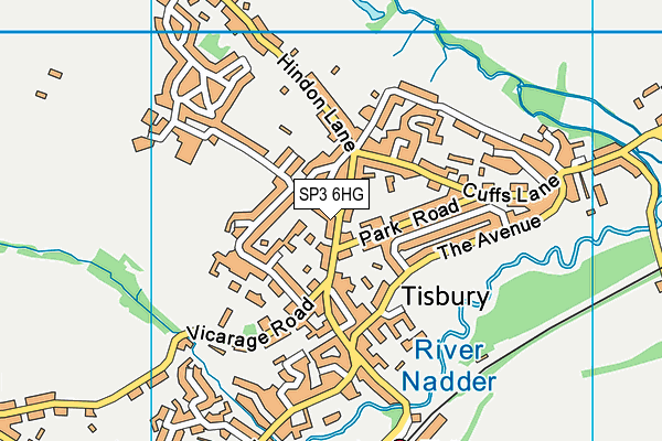 SP3 6HG map - OS VectorMap District (Ordnance Survey) SP3 6HG map - OS VectorMap District (Ordnance Survey)
