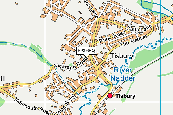SP3 6HQ map - OS VectorMap District (Ordnance Survey) SP3 6HQ map - OS VectorMap District (Ordnance Survey)