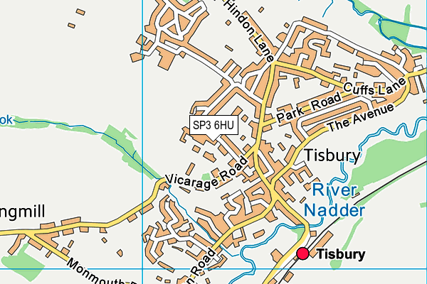 SP3 6HU map - OS VectorMap District (Ordnance Survey) SP3 6HU map - OS VectorMap District (Ordnance Survey)