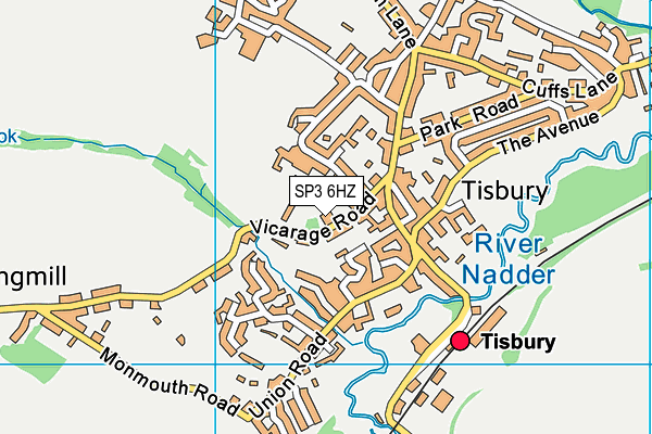 SP3 6HZ map - OS VectorMap District (Ordnance Survey) SP3 6HZ map - OS VectorMap District (Ordnance Survey)
