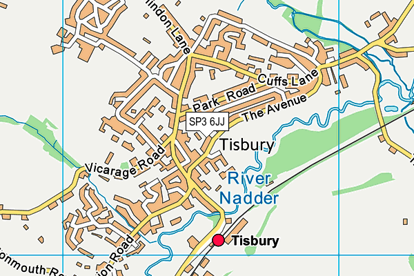 SP3 6JJ map - OS VectorMap District (Ordnance Survey) SP3 6JJ map - OS VectorMap District (Ordnance Survey)