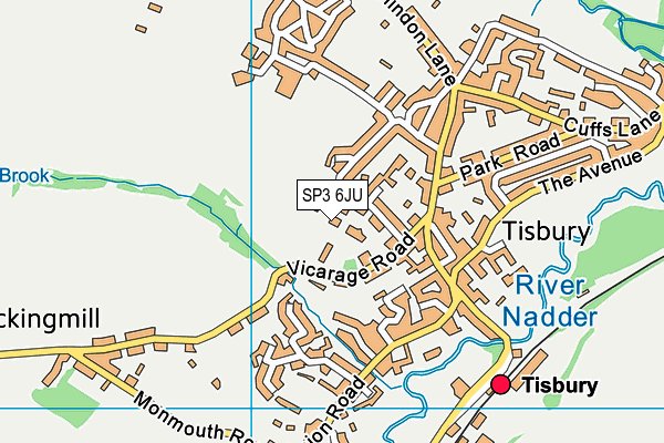 SP3 6JU map - OS VectorMap District (Ordnance Survey) SP3 6JU map - OS VectorMap District (Ordnance Survey)