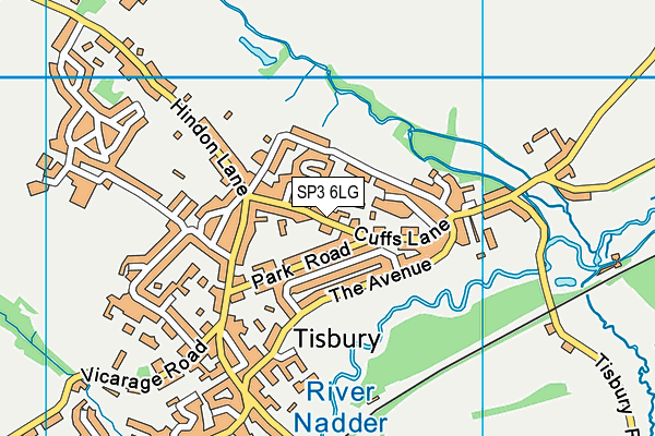 SP3 6LG map - OS VectorMap District (Ordnance Survey) SP3 6LG map - OS VectorMap District (Ordnance Survey)