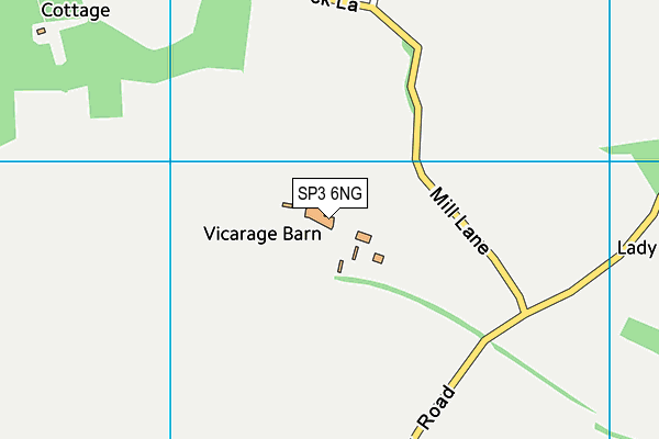 SP3 6NG map - OS VectorMap District (Ordnance Survey) SP3 6NG map - OS VectorMap District (Ordnance Survey)