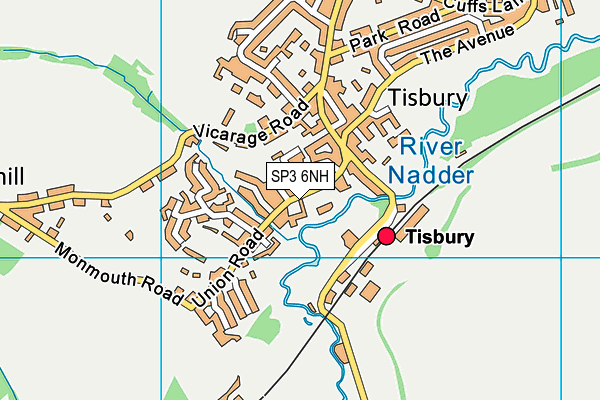 SP3 6NH map - OS VectorMap District (Ordnance Survey) SP3 6NH map - OS VectorMap District (Ordnance Survey)