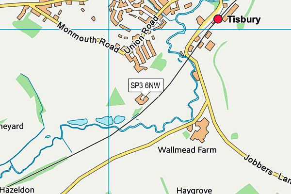 SP3 6NW map - OS VectorMap District (Ordnance Survey) SP3 6NW map - OS VectorMap District (Ordnance Survey)