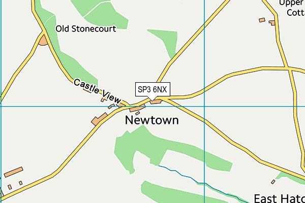 SP3 6NX map - OS VectorMap District (Ordnance Survey) SP3 6NX map - OS VectorMap District (Ordnance Survey)