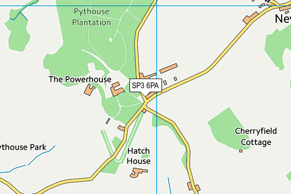SP3 6PA map - OS VectorMap District (Ordnance Survey) SP3 6PA map - OS VectorMap District (Ordnance Survey)