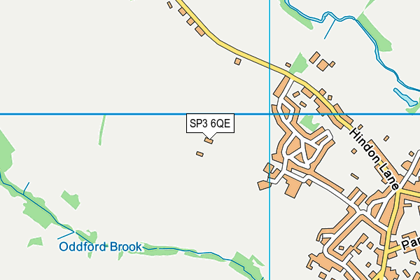 SP3 6QE map - OS VectorMap District (Ordnance Survey) SP3 6QE map - OS VectorMap District (Ordnance Survey)