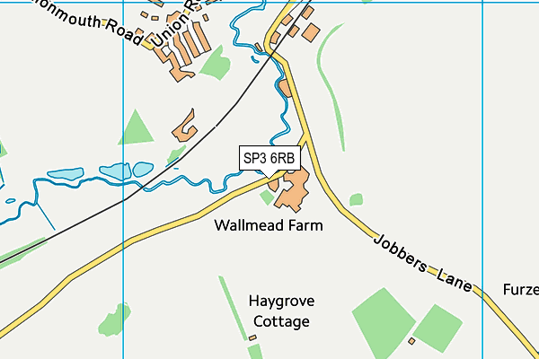 SP3 6RB map - OS VectorMap District (Ordnance Survey) SP3 6RB map - OS VectorMap District (Ordnance Survey)