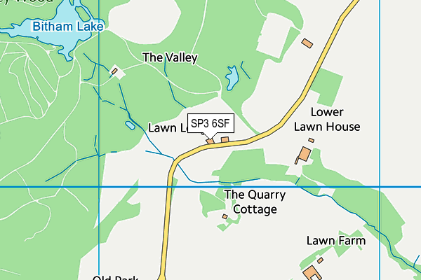 SP3 6SF map - OS VectorMap District (Ordnance Survey) SP3 6SF map - OS VectorMap District (Ordnance Survey)