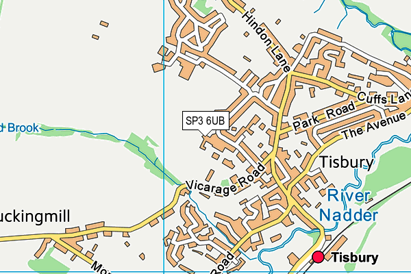 SP3 6UB map - OS VectorMap District (Ordnance Survey) SP3 6UB map - OS VectorMap District (Ordnance Survey)