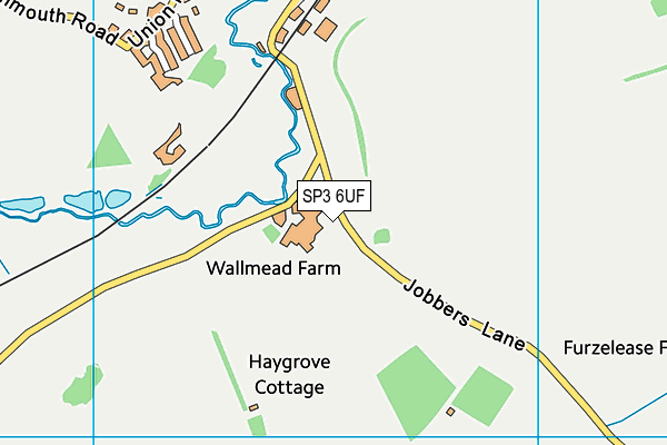 SP3 6UF map - OS VectorMap District (Ordnance Survey) SP3 6UF map - OS VectorMap District (Ordnance Survey)