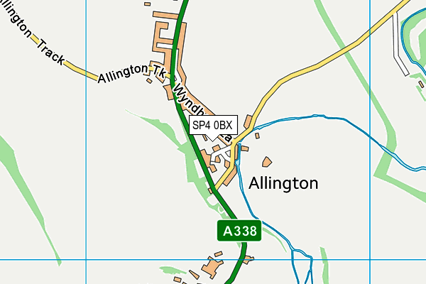 SP4 0BX map - OS VectorMap District (Ordnance Survey) SP4 0BX map - OS VectorMap District (Ordnance Survey)