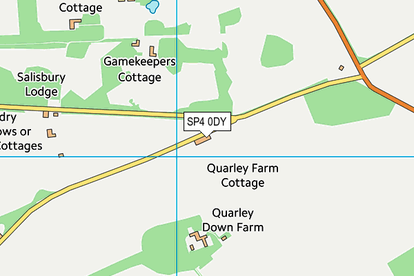 SP4 0DY map - OS VectorMap District (Ordnance Survey) SP4 0DY map - OS VectorMap District (Ordnance Survey)