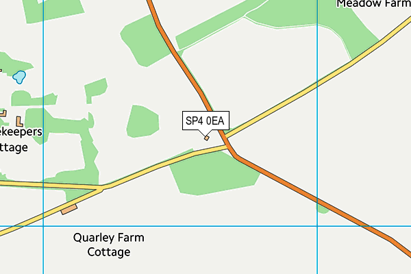 SP4 0EA map - OS VectorMap District (Ordnance Survey) SP4 0EA map - OS VectorMap District (Ordnance Survey)