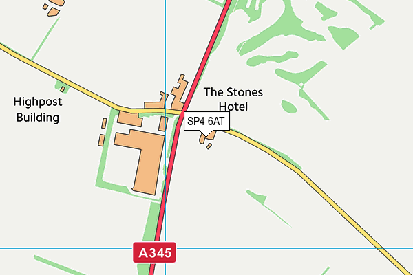 SP4 6AT map - OS VectorMap District (Ordnance Survey) SP4 6AT map - OS VectorMap District (Ordnance Survey)