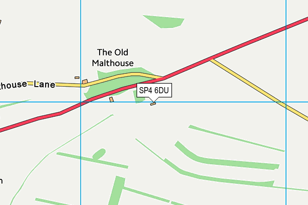 SP4 6DU map - OS VectorMap District (Ordnance Survey) SP4 6DU map - OS VectorMap District (Ordnance Survey)