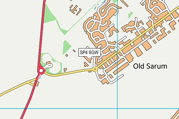 SP4 6GW map - OS VectorMap District (Ordnance Survey) SP4 6GW map - OS VectorMap District (Ordnance Survey)