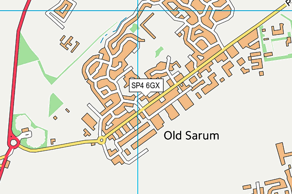 SP4 6GX map - OS VectorMap District (Ordnance Survey) SP4 6GX map - OS VectorMap District (Ordnance Survey)
