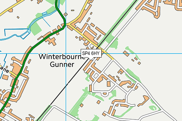 SP4 6HY map - OS VectorMap District (Ordnance Survey)