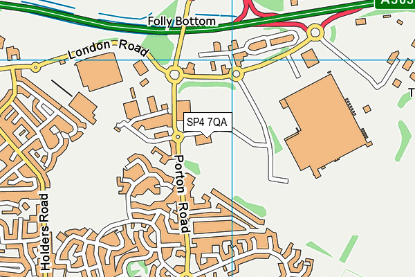 SP4 7QA map - OS VectorMap District (Ordnance Survey) SP4 7QA map - OS VectorMap District (Ordnance Survey)