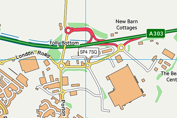 SP4 7SQ map - OS VectorMap District (Ordnance Survey) SP4 7SQ map - OS VectorMap District (Ordnance Survey)