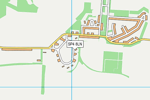 SP4 8LN map - OS VectorMap District (Ordnance Survey) SP4 8LN map - OS VectorMap District (Ordnance Survey)