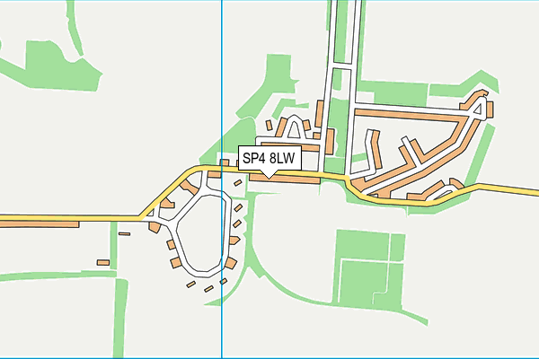 SP4 8LW map - OS VectorMap District (Ordnance Survey) SP4 8LW map - OS VectorMap District (Ordnance Survey)
